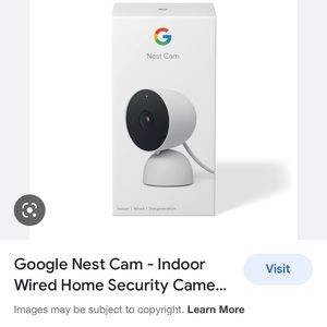 Brand new, unopened indoor  Nest Cam!